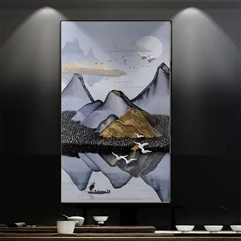 

YongHe Home Decorative Spray Canvas Printing Ink landscape paint Mutisize Mordern Poster Wall Pictures For Decorate Living Room