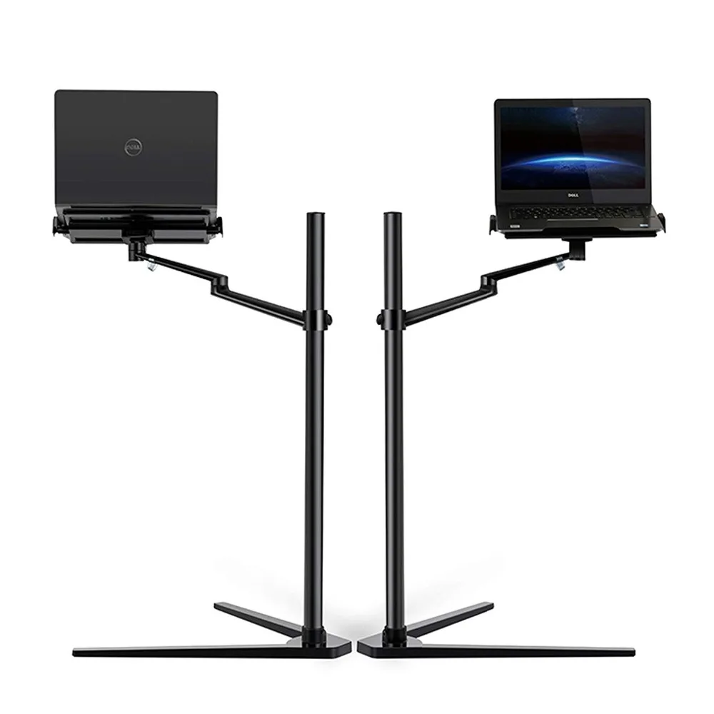 

Multifunction 3 in1 Laptop Floor Stand Height/Angle Adjustable Holder for 12-17 inch Laptop and 4-14 inch Tablet PC/Smartphone
