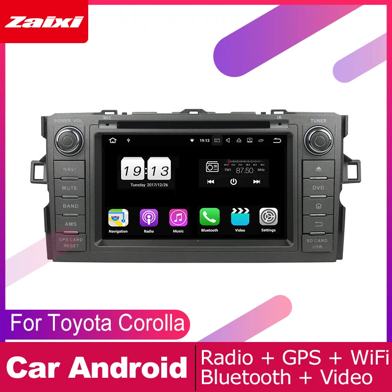 

ZaiXi For Toyota Corolla (E150) Hatchback 2006~2012 Car Android Multimedia System 2 DIN Auto DVD Player GPS Navi Navigation