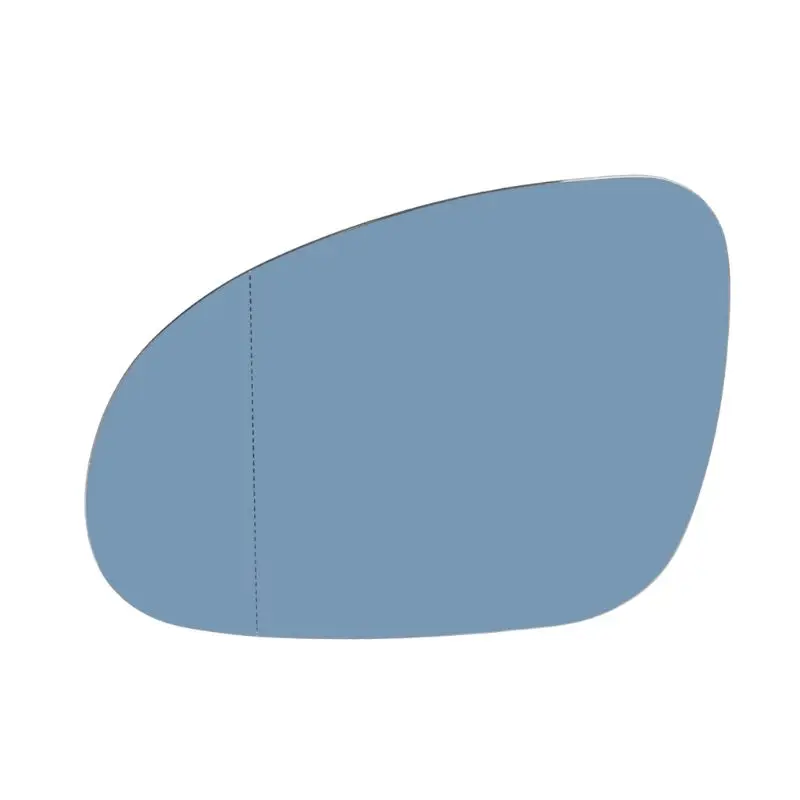 

Blue Rearview Mirror Glass Left/Right Passenger Side Heatable Lens For VW Golf5 MK5