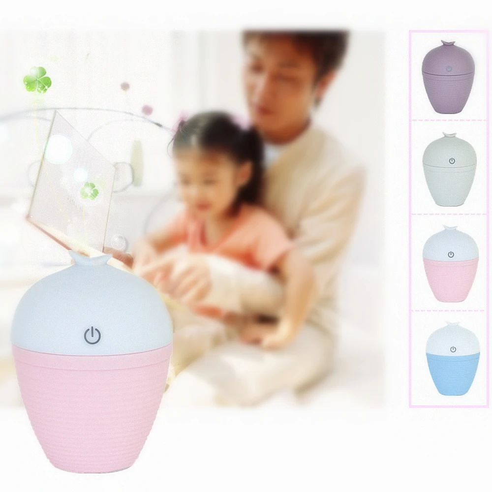 

LED Night Light USB Tabletop Home Air Humidifier Aromatherapy Ultrasonic Aroma Diffuser Atomizer For Bedroom Office Cute Design