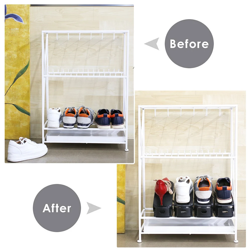 Meuble à Chaussures étroit 2 Portes En Rotin - Rangement Pour Entrée, 80x24x102 Cm, Design Gain De Place