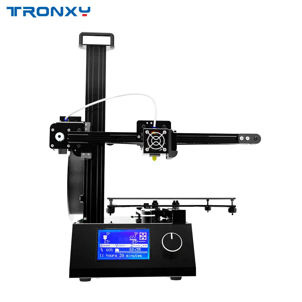 TRONXY 3d принтер 220*220*220 мм высокоточная 3D печать алюминиевая структура металлический 3d принтер diy комплект+ 10 м нить 8 г SD подарок