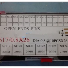 260 шт, 0,8 мм, нержавеющая сталь, сплит-шпильки, ремешки для часов, звенья для браслета, ремешки, сменные, ремонтные, части, булавки