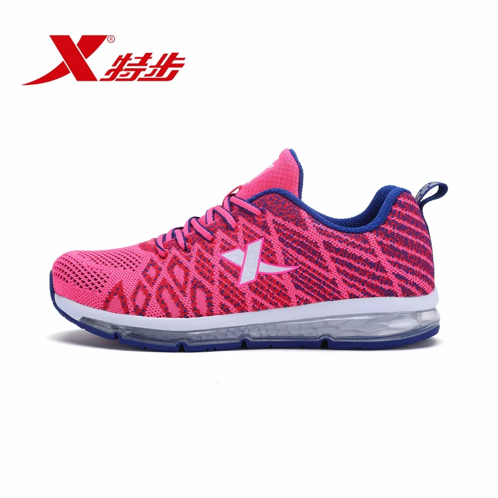 983218119386 Xtep 2018 Pink Woman Shoe Breathable Trail