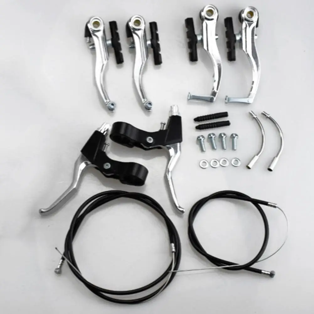 

Mountain Bike Brake Set 1 Set Cycling MTB BMX Alloy Front And Rear V Brake Lever Calipers Set Bike Bicycle Brake Accessories