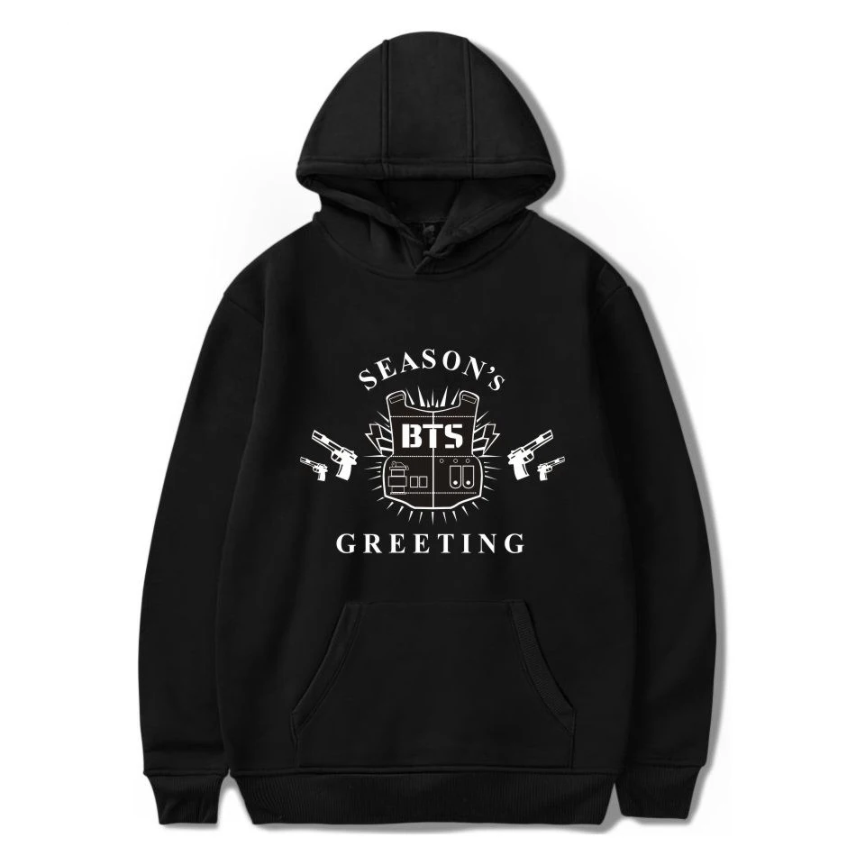 aikooki Sweatshirt-men Kpop Hooded Coat Hooded Girl Bangtan Streetwear Hoodies Women Fashion Hip Hop Clothes