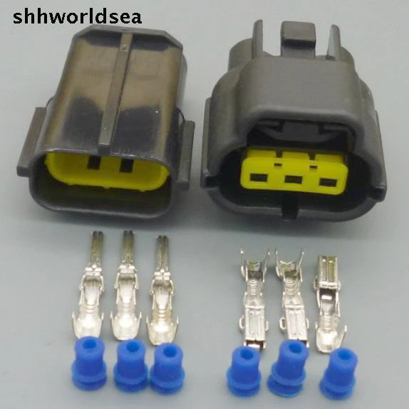 

shhworldsea 3Pin 1JZ-GTE 2JZ-GTE TPS Throttle Sensor Connector Plug For Toyota 174357-2/368523-1 174359-2 Brake Fluid Level Plug