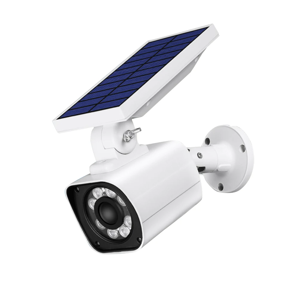 New Solar Induction Light Waterproof IP66 Garden Wall LED Lights For Solar Simulation Surveillance Dummy Camera