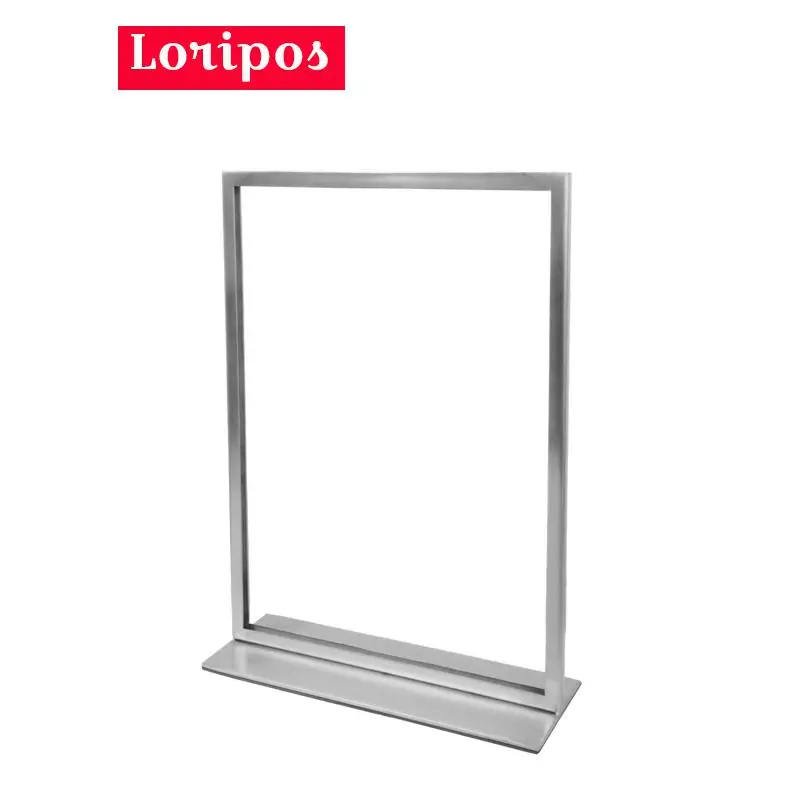 Двухсторонний постер для рекламы Loripos A4 Настольная витрина Каталог меню