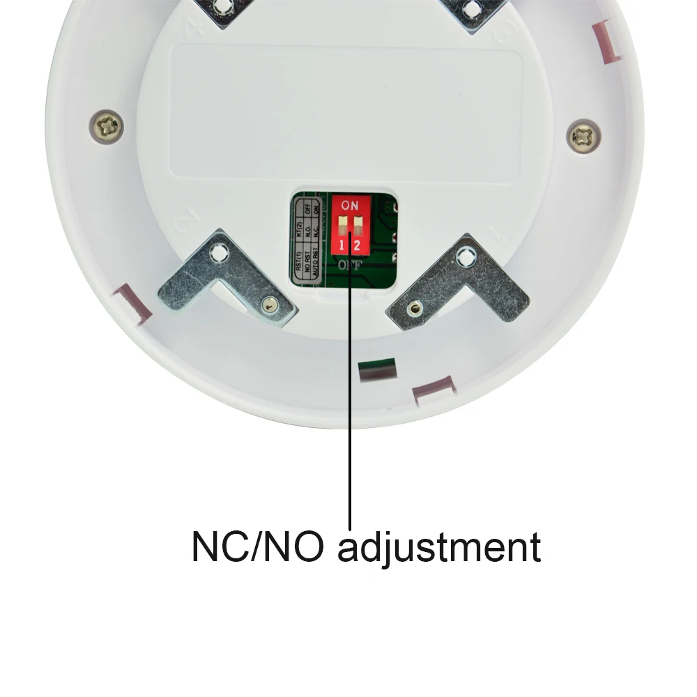 (1 шт.) охранных управления огнем провода сигнализации датчик дыма NC нет выходного сигнала регулировки интеллектуальная система