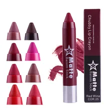 Дамы Водонепроницаемый Губная помада Макияж длительный Макияж губ вращающийся матовая Губная помада Макияж 8 цветов дополнительно