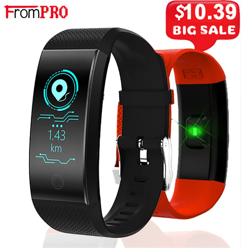 

QW18 Smart Bracelet IP68 Waterproof Smartband Heart Rate Sleep Monitor Sports Passometer Fitness Tracker Bluetooth Smartwatch.