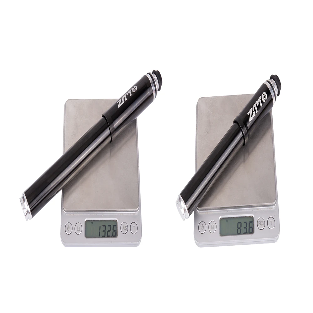

Bike Pump Alloy Cycling Mini Light Portable Air Pump Hose Gauge Adapter Tire Inflator Air Schrader Presta Value 160psi giyo