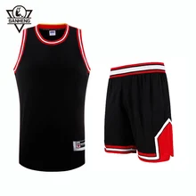 2016 S 4XL Brand SANHENG Mens Throwback Basketball Jersey Set 309AB