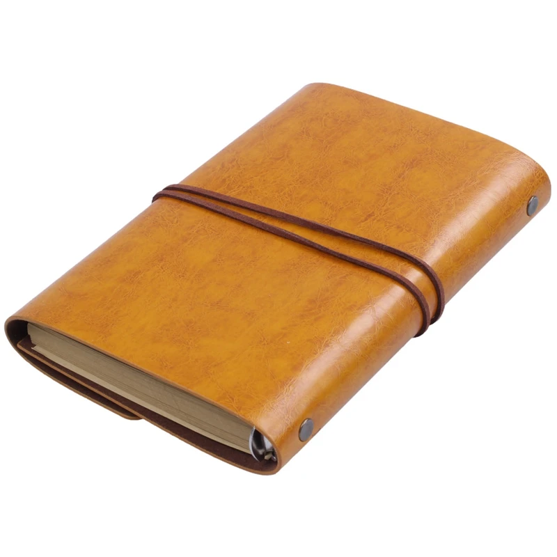 Многоразовые блокноты дневники, A6 кожаный переплетенный дневник путешественника художественный Рисование блокноты дневники для записи
