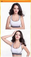 YG571 Hot sales yoga shockproof sports bra no-trim thin large size non-trace tracksuit