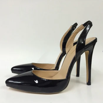 

Nice European And American Fine New Summer Sandals Sexy high-heeled Shoes With Pointed Shoes Large Size Woman W883