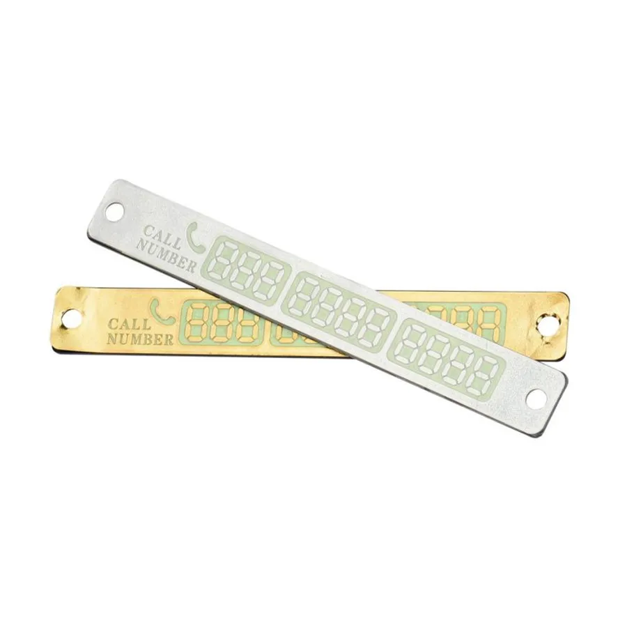 

2018 New CARPRIE 1PC Hot Car Parking Card Telephone Number Card Notice Night Florescent Sucker Plate Car Parking Assistance
