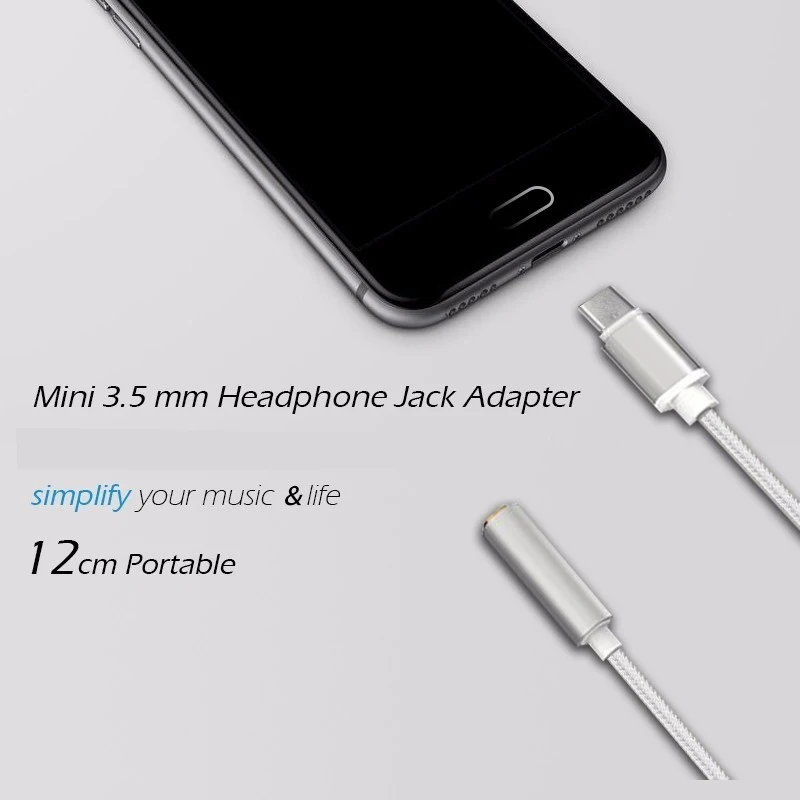 Headphone Adapter Type C To 3.5mm Earphone Jack Adaptador Cable USB-C Headphone Adattatore For Samsung S10 S9 S8 Plus Note 9 8