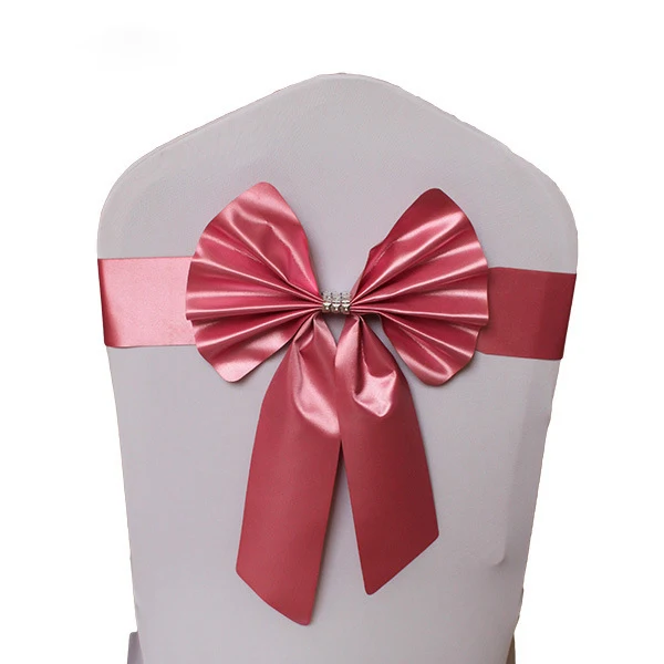 Noeud de Chaise Mariage Sashes узел бант на свадебный стул галстук украшение Stuhl Schleifen Hochzeit ssarfa Fajin Stoel Sjerp - Цвет: 009