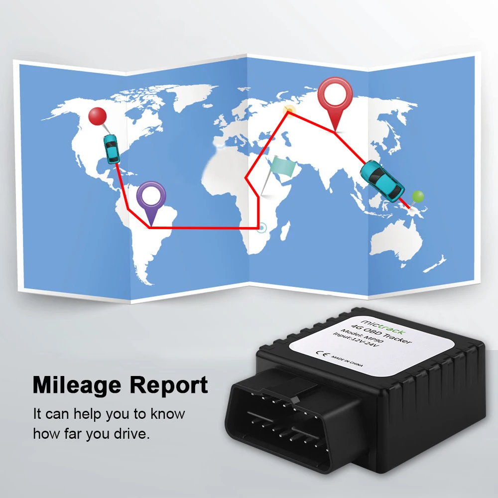 Gps трекер MP90 OBD II разъем 4G FDD LTE в режиме реального времени голосовой монитор 4G OBD 2 Plug& Play Простая установка gps-трекер локатор