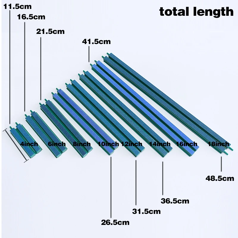 1 шт. аквариума будут проходить воздушные пузырьки воздуха Камень бары кислородный насос 4/6/8/10/12/14/16/18 дюйм(ов