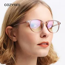 Новые модные женские очки оправа для очков Мужская рамка Винтаж круглые прозрачные линзы очки Оптические очки Рамка прозрачные