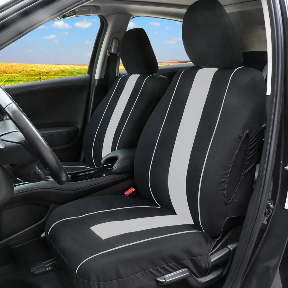 TIROL Car Seat Covers Universal 9PCS Full Set Automobile Seat Covers for ford focus 2 bmw e46 vw