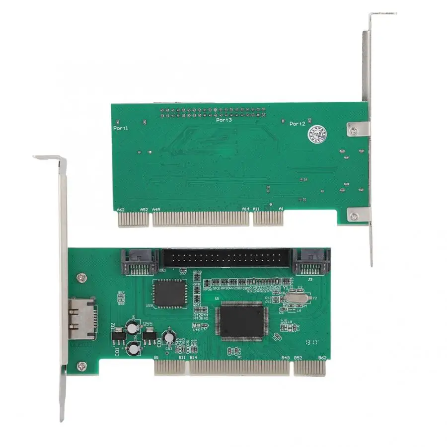 PCI SATA+ IDE Плата расширения Riser Card адаптер конвертер для ноутбука компьютер