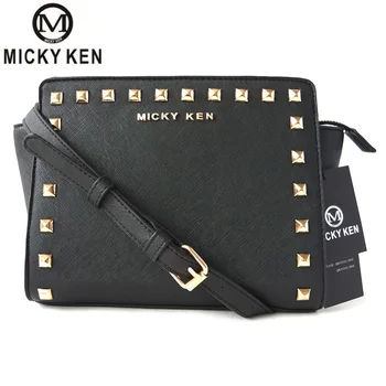 

Micky Ken Brand Women Luxury Clutch Ladies Mobile Evening Purse Famous Designer Rivet Casual Crossbody Shoulder Messenger Bags