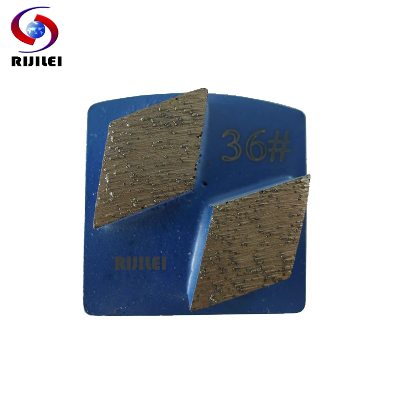 RIJILEI 12PSC/Set Redi-lock Diamond Grinding Disk Scraper for strong magnetic grinding shoes plate of concrete floor  L30B