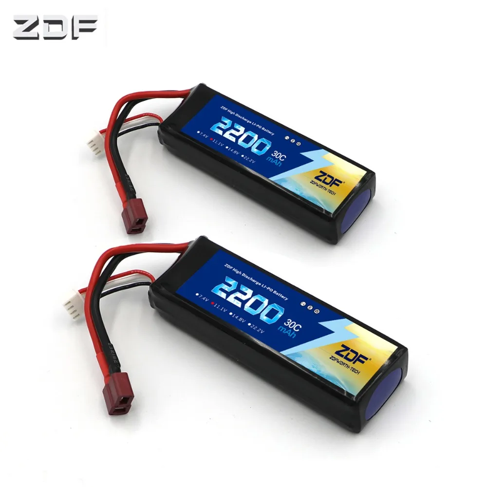ZDF Power Фирменная Новинка 11 1 в 2200 мА/ч максимальная батарея 30C штепсельная вилка T/xt60