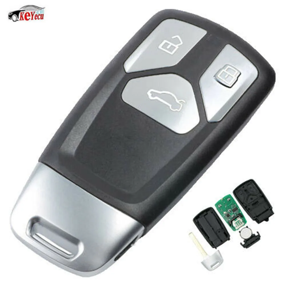 

KEYECU Smart Remote Car Key Fob 315MHz for Audi TT A4 A5 S4 S5 Q7 SQ7 2017- Up - 8S0959754