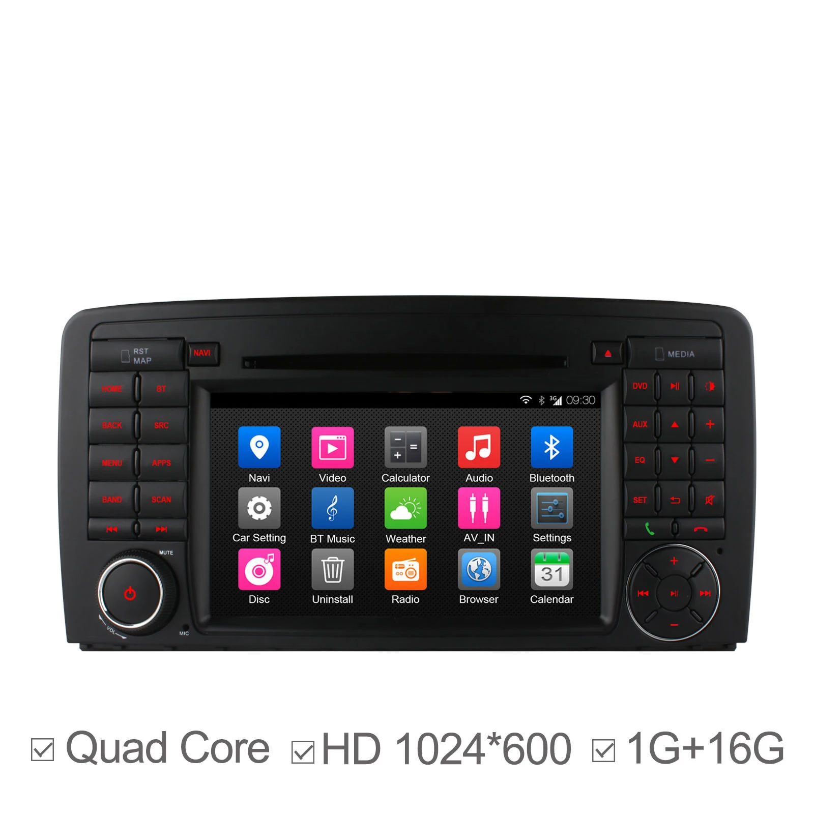 Excellent Android4.4 Car DVD For Benz R Class W251 R280 R300 R320 R350 Quad Core FM AM radio support wifi 3G BT GPS DAB TPMS DTV 28
