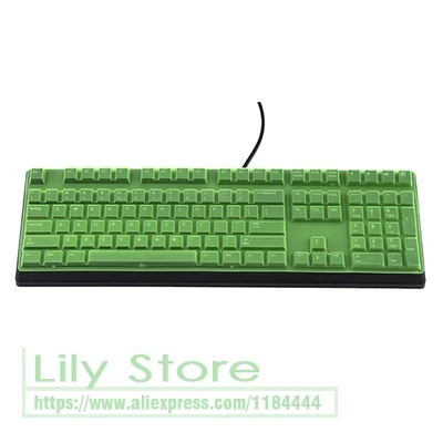 Для Ducky 2108 S2 2108 S S2 ONE 9008 S3 S4 S5 108 клавиши механический водонепроницаемый и пылезащитный прозрачный защитный чехол для клавиатуры - Цвет: yellow