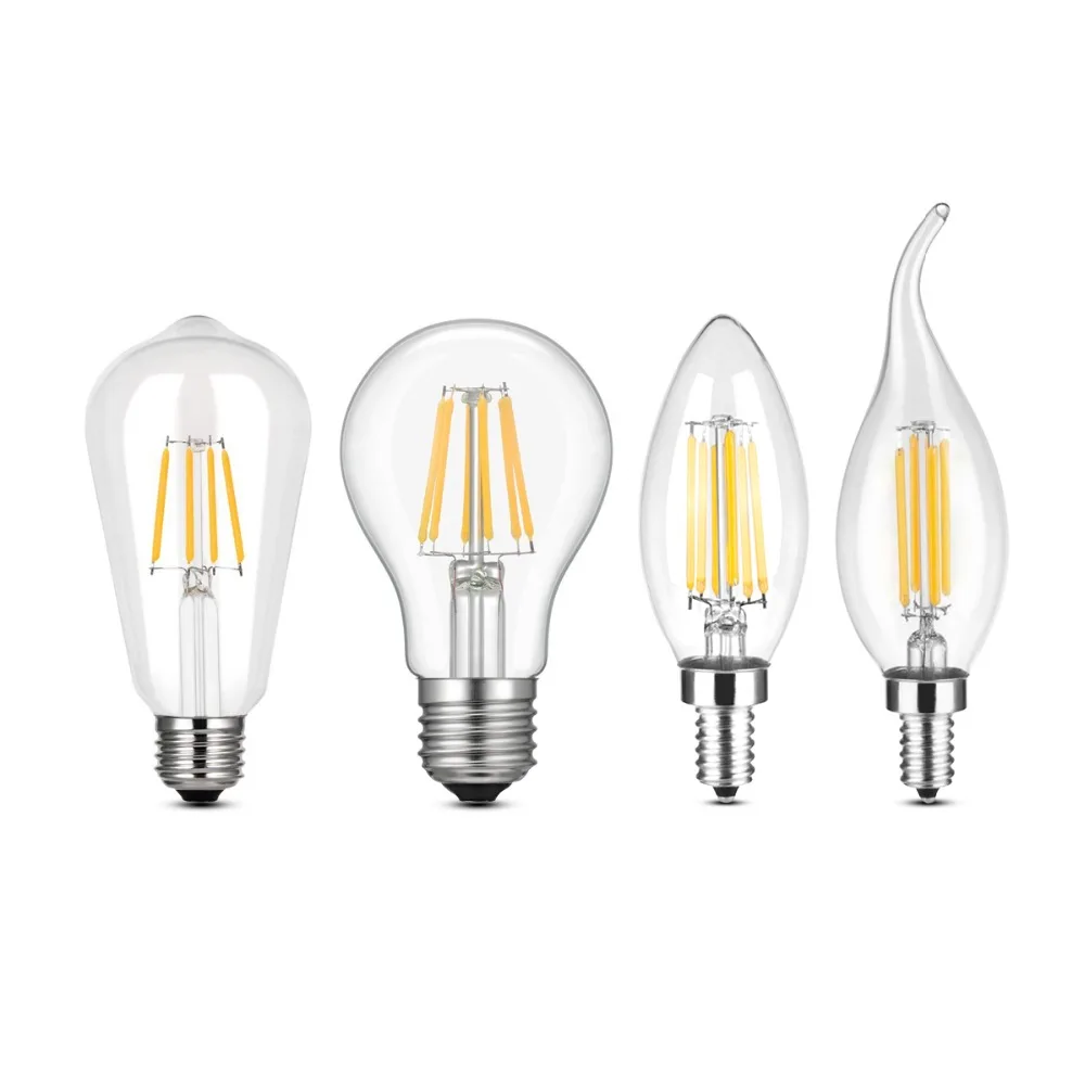 

220V LED Filament Bulb E27 Retro Edison Lamp E14 Vintage Decor Ampul Retro Lamp Replace Incandescent Bulb Ampoule LED Bombillas