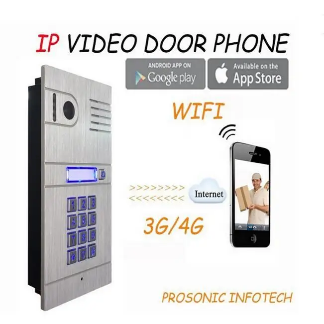 WiFi intercom system two way intercom and remotely unlock door ...