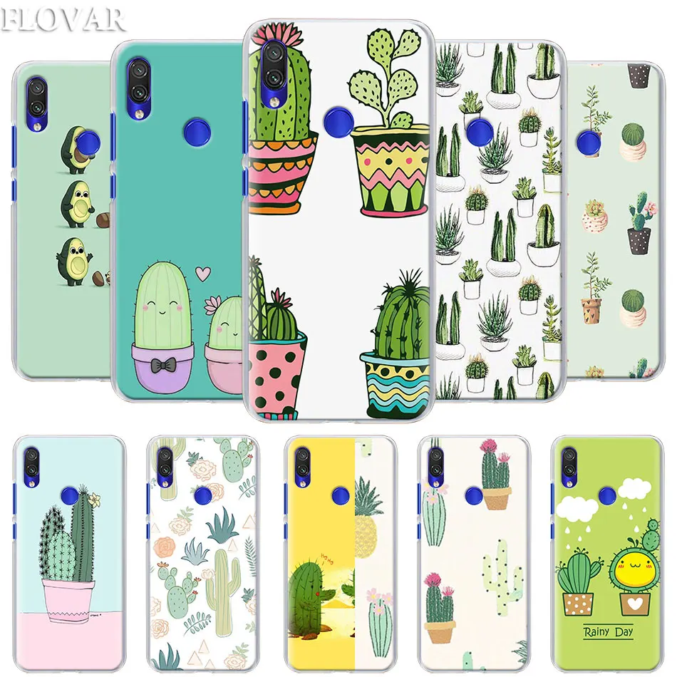 

Cactus Plants Phone Case for Xiaomi Redmi 7 5 6 Pro Note 7 Pro 5 5A 6 Mi A1 A2 8 Lite 9 Case Coque