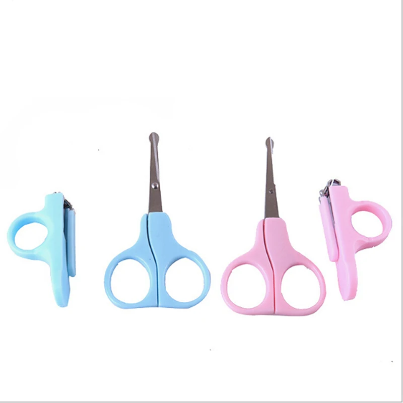 

New Safety Toddler Infant Mini Baby Finger Nail Care Practical Clip Trimmer Convenient Daily Baby Accessories Set 2 Colors