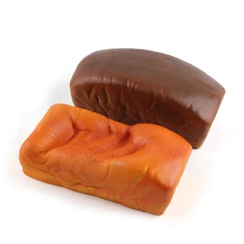 

PU Emulational Bread Pillow Model Slow Rebound Squeeze Toys Simulation of Food Model Early Educational Kid Kitchen Toy