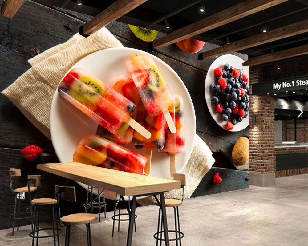 Papel De Parede Sweets Ice Cream Food Wallpaperliving Room Dining