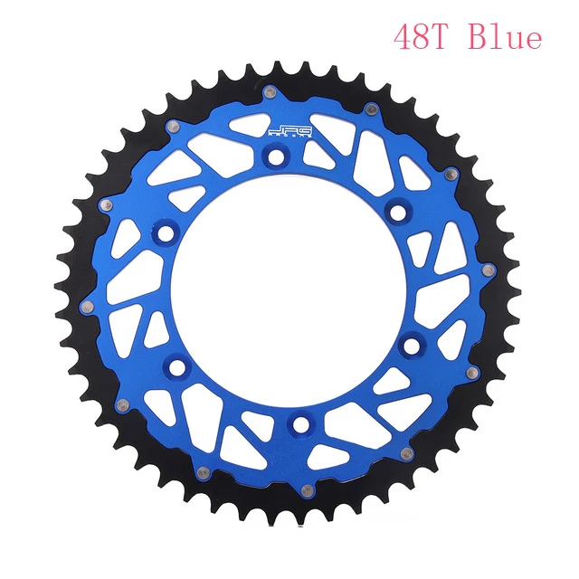 Мотоцикл CNC 42 45 48 50 52 T заднее зубчатое колесо для цепи для KTM EXC SX SXF SXS SMR XC XCF XCW XCFW 125 150 250 350 450 530 690 - Цвет: 48TBlue