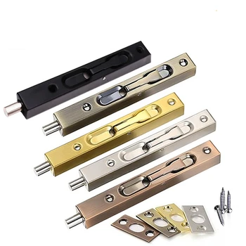 

304 stainless steel door latch Lock Bolt Latches Barrel Home Gate Safety Hardware hidden concealed latch