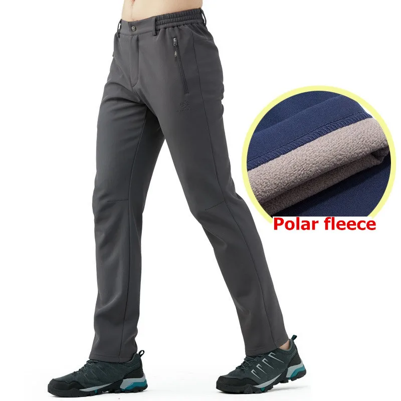Otoño Invierno pantalones de Polar Delgado hombres mujeres moda Casual pantalones Camping viajes al aire libre Softshell Trekking senderismo Pantalones Otoño Invierno pantalones de Polar Delgado hombres mujeres moda Casual pantalones Camping viajes al aire libre Softshell Trekking senderismo Pantalones