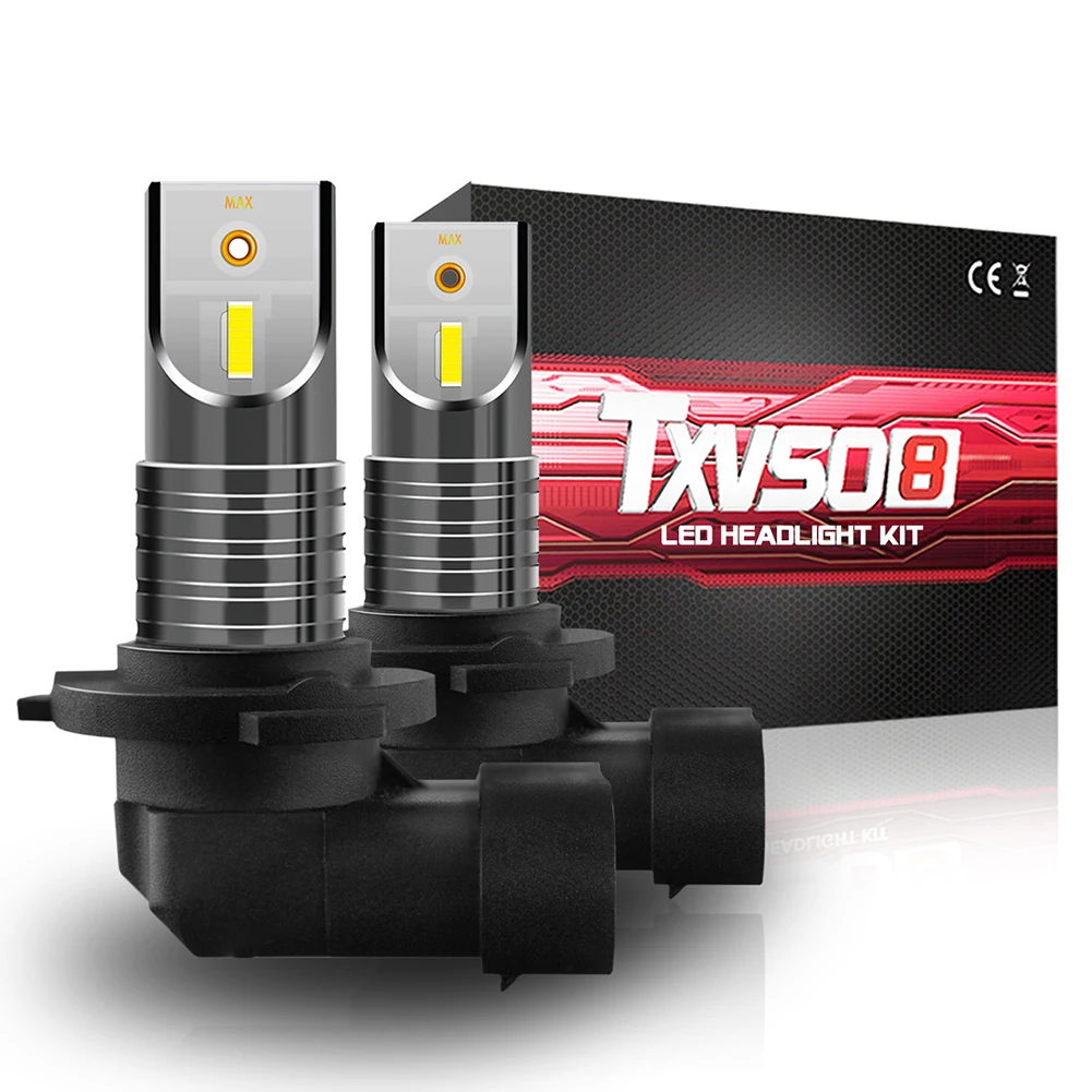 

2PCS Waterproof LED Car Light Bulbs LED Headlight Bulbs 26000LM 6000K Headlight Headlamp Fog Light Bulb Universal Car New