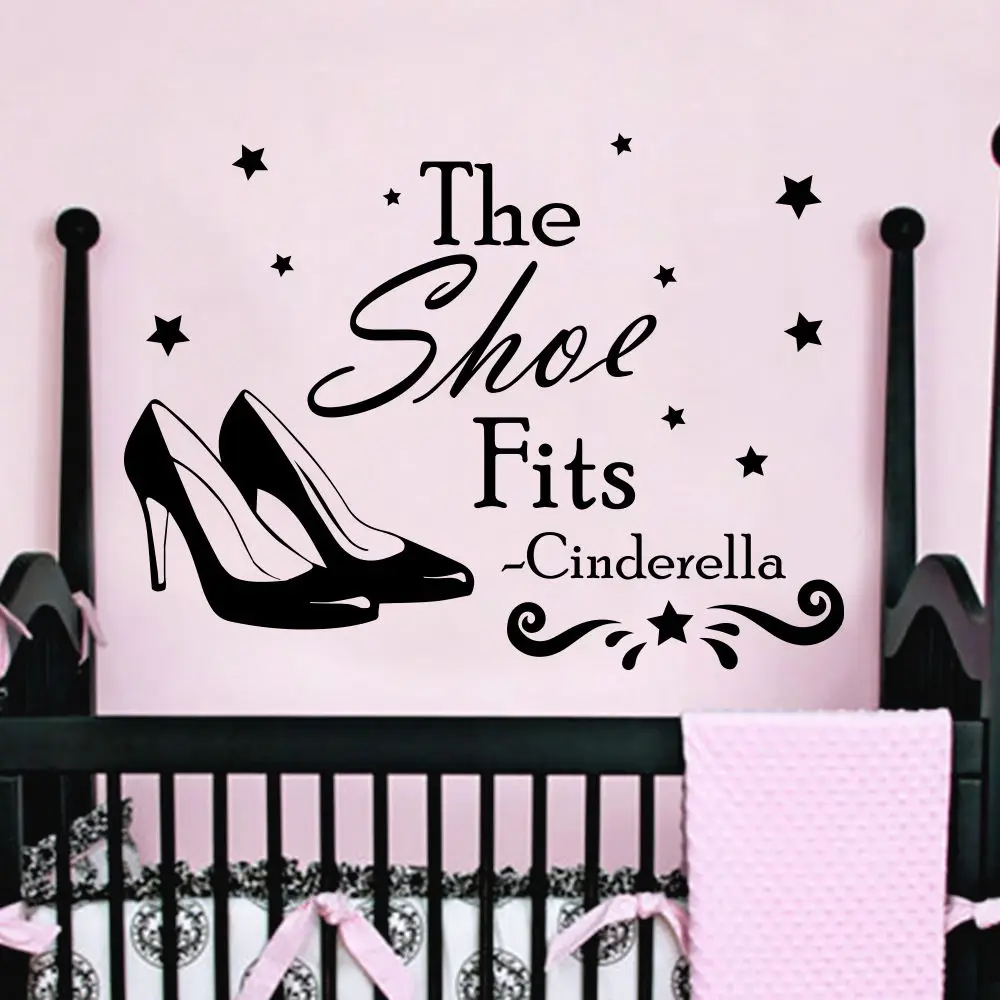 Citation Stickers Muraux Cendrillon Chaussures Decalcomanie Fille Chambre Pepiniere Decor Autocollant Aliexpress Citation Stickers Muraux Cendrillon Chaussures Decalcomanie Fille Chambre Pepiniere Decor Autocollant Aliexpress