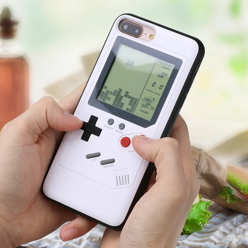 Чехол для телефона Ninetendo Tetris Gameboy iPhone 6 6S Plus чехол с мягкими краями задняя крышка