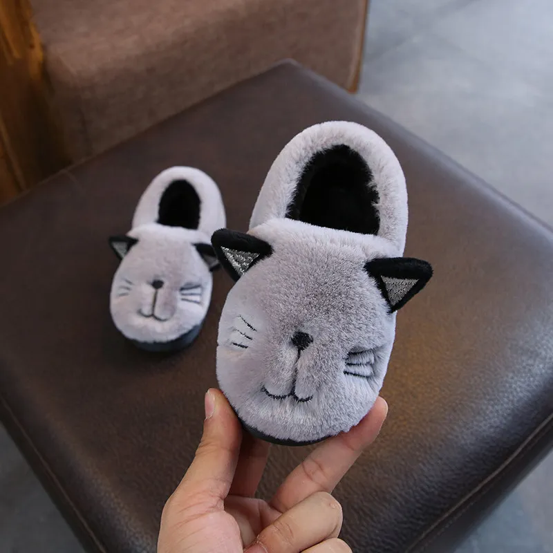 Buy Children Home Cotton Slippers For Boys Shoes Kids