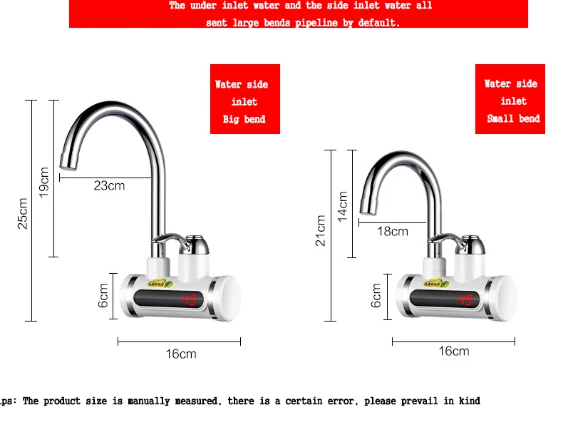 Electric Kitchen Water Heater Tap Instant Hot Water Faucet Heater Cold Heating Faucet Tankless Instantaneous Water Heater (15)